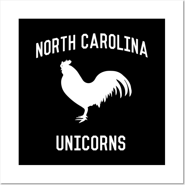 North Carolina Unicorns Wall Art by Flippin' Sweet Gear